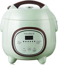 Rice Cooker 6 Cup (Cooked) Small Rice Cooker with 6 Cooking modes24-Hr Delay Timer and Auto Keep Warm Function Non-Stick Inner Pot1.6L Suitable For 1-3 People