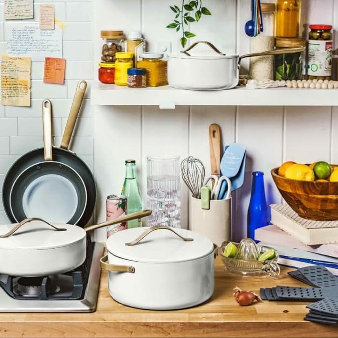 Beautiful 12pc Ceramic Non-Stick Cookware Set