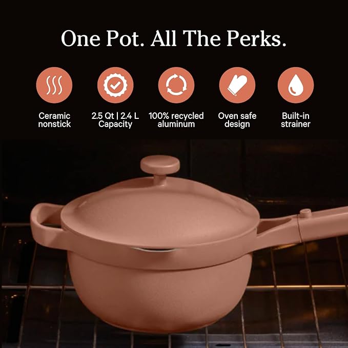 Our Place Mini Home Cook Duo - 8.5 Always Pan &amp Small Perfect Pot Bundle | Multi-Functional Cookware Set Replaces 18 Pieces | Spice