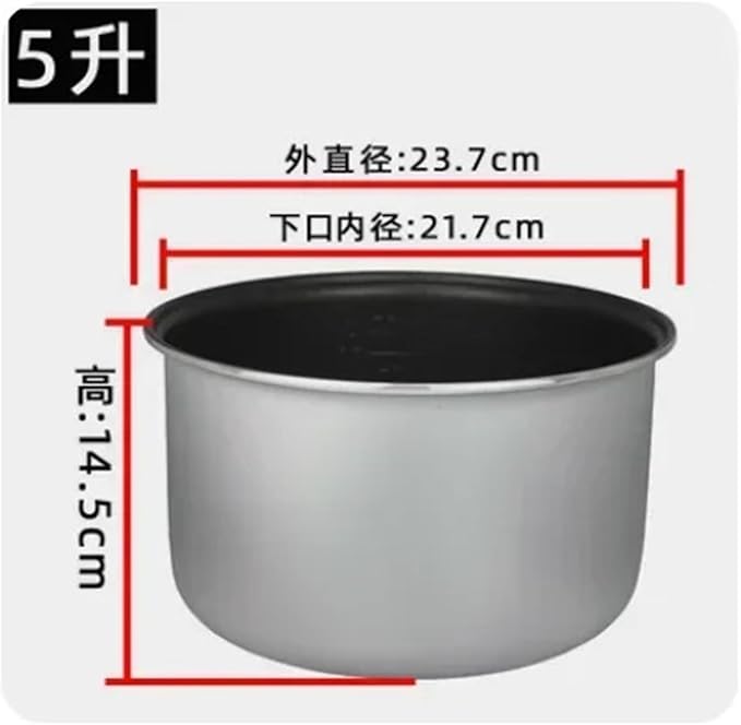 1pc Universal Electric Rice Cooker Bowl Compatible With Midea 2L 3L 4L 5L Non-stick Pan Rice Cooker Honeycomb Liner Single Spray(5L)