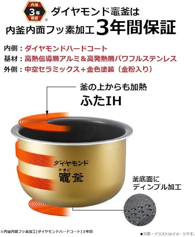 Panasonic Variable Pressure IH Jar Rice CookerW ODORIDAKI SR-JW058-W (Rich White)【Japan Domestic Genuine Products】【Ships from Japan】