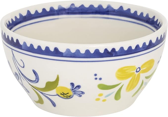 Baum-Essex - Dinnerware Sets 16 Piece Dish Set for 4 Beautiful Home Decor includes Dinner Plates Salad Plates Bowls and Mugs (Italia Blue)