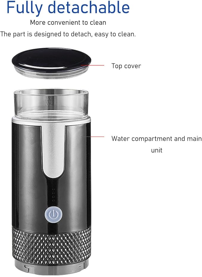 Portable Coffeemaker Machine Handheld Coffee Maker Type C Rechargeable Auto Coffeemaker with 1200mAh Battery Versatile for Travel Camping