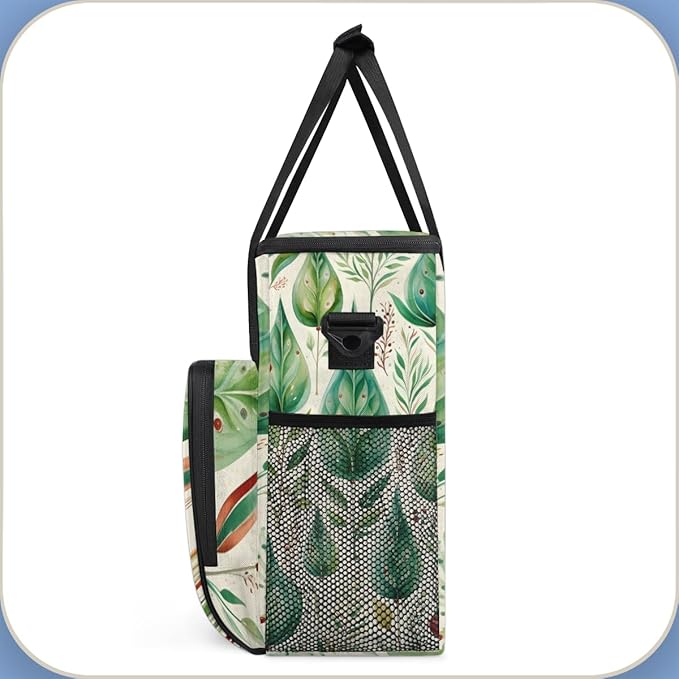 Christmas Tree Coffee Maker Carrying Bag Magic Tree Travel Storage Bag Compatible with K-Mini or K-Mini Plus Single Serve Coffee Brewer Carrying Case with Multiple Pockets &amp Shoulder Strap