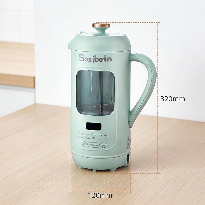 Nut Milk Maker &amp Multi-Function Blender - 1L Large Capacity Self-Cleaning for Almond Milk Soy Milk Smoothie Juice Baby Food Soup &amp More Quiet Design with Visual Window