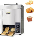 TECHTONGDA Commercial Burger Bun Toaster Electric Vertical Burger Baking Machine Automatic Conveyor Toaster for Burger Bun Bread Toast 2000W