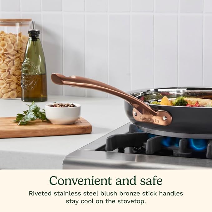 Cuisinart 11-Piece Matte Black Elegance Cookware Set