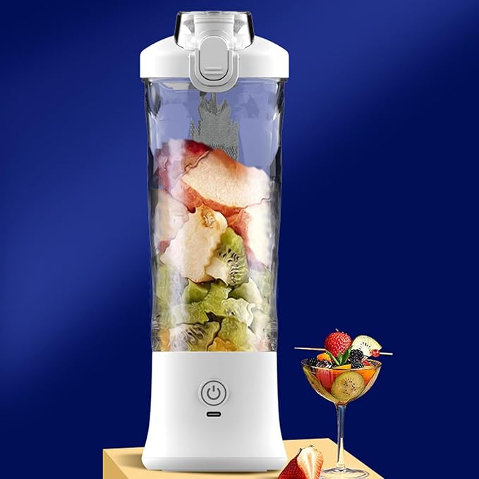 600ml Smoothie Blenders Portable USB Rechargeable Juicer With High Speed Motor Mixing Cup For Protein Shakes And Juices