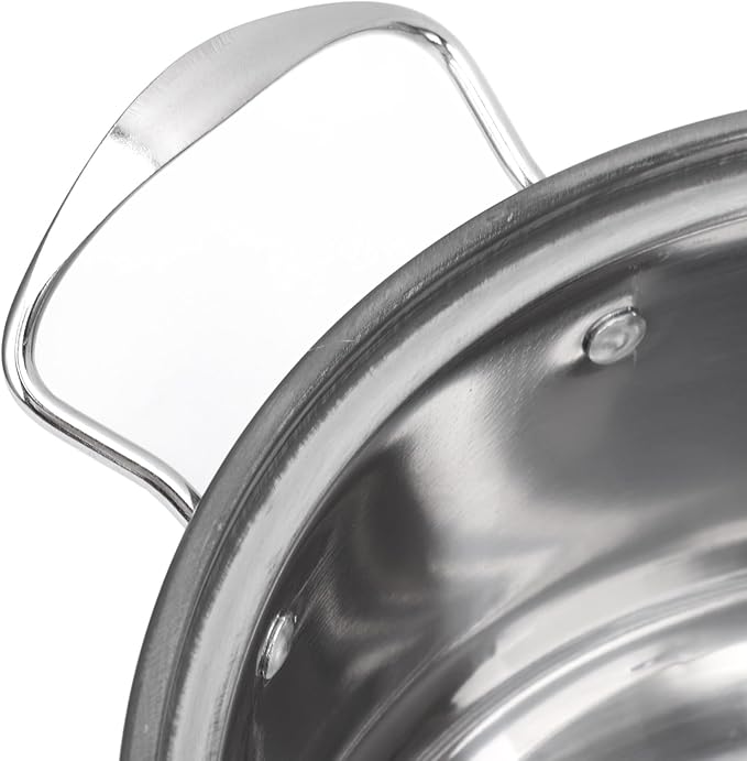 Stainless Steel Cookware Set Rustproof Non Stick Pots and Pans Set with Thickened Base Multi Functional Kitchen Cookware for Home and Restaurant Use
