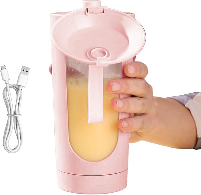 Portable Fruit Blender USB Rechargeable Mixer Electric Juice Cup High-Speed Maker Healthy Drink Blender Women Men Teens Adults Kitchen Gym Travel Dorm Apartment School Use