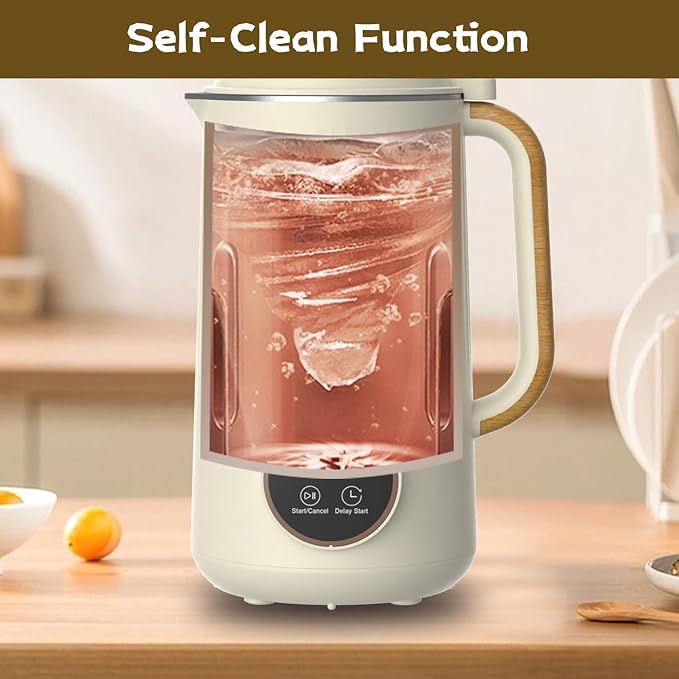 HDQ 2026 Nut Milk Maker Machine 32oz All-in-1: Multifunctional Automatic Nut Milk Machine&amp Soy Milk Make&amp Almond Milk Maker&amp Oat Milk Maker&amp Coconut Milk Maker&amp Juicer With Delay