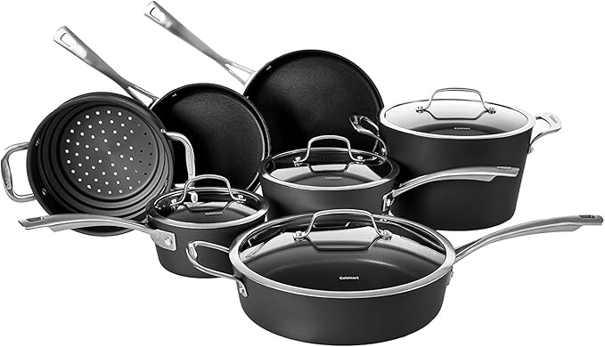 Cuisinart 62I-11 Cookware Set Black Medium