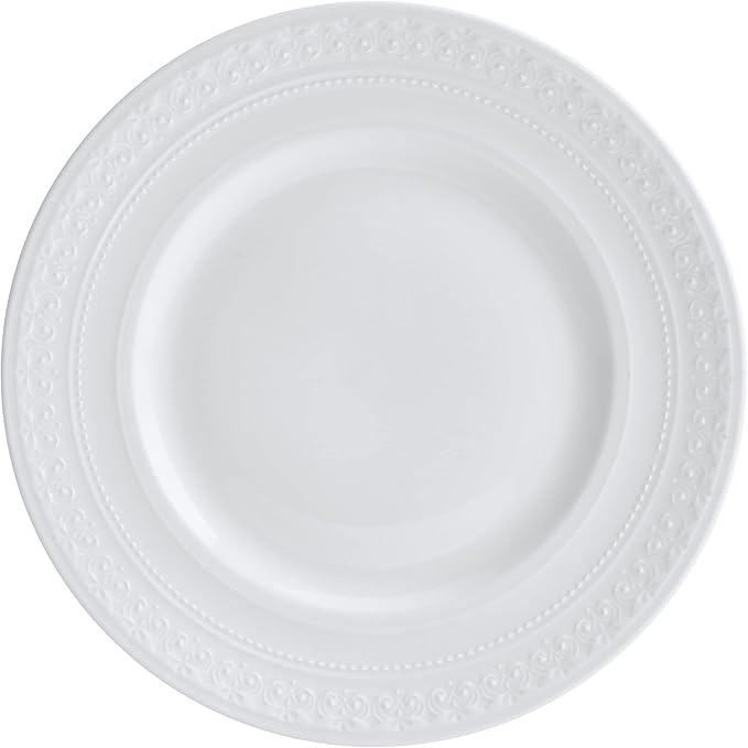 Mikasa Crown White Chip Resistant 18 Piece Dinnerware Set Service for 6