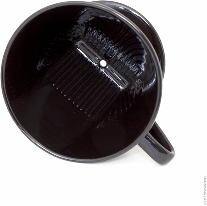bonmac CD-2B Black #813004 Coffee Dripper with Major Spoon for 2-4 Cups