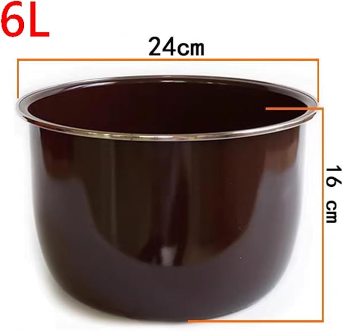 6L Electric Rice Cooker Inner Pot Bowls Multicooker Bowl Tank for Cooking Soup Porridge