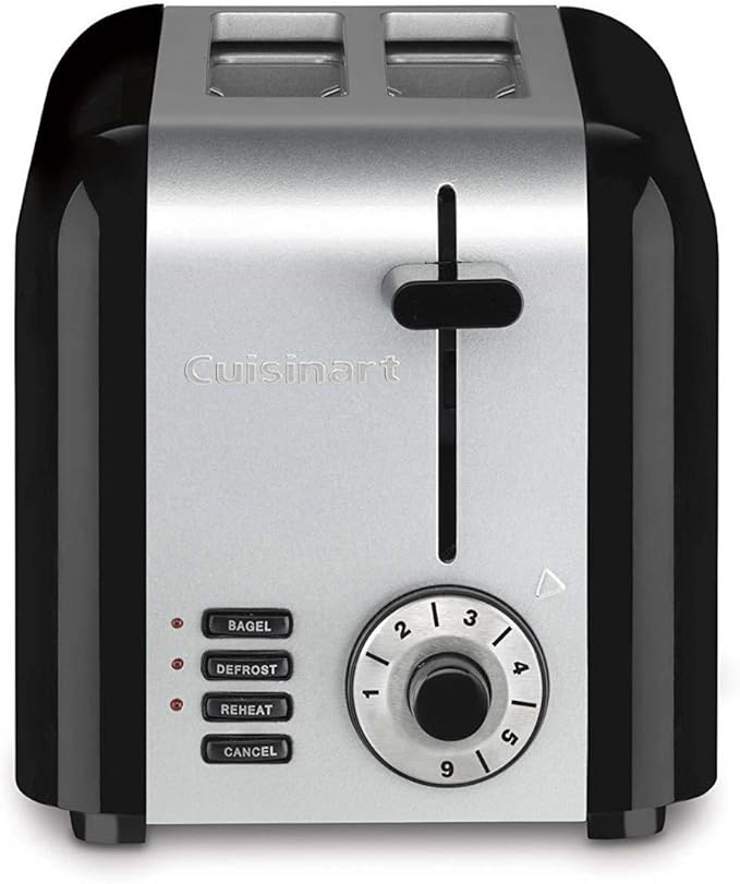 Cuisinart CPT-320P1 Compact 2-Slice Toaster Brushed Stainless