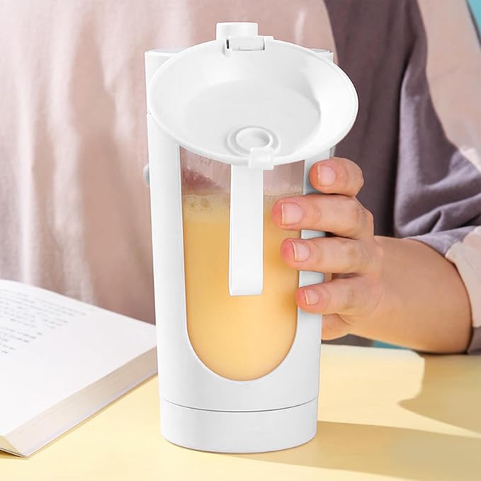 Portable Blender Personal Electric USB - 700ml Fruit Mixer Personal Juicer for Shakes with Stainless Blades Single-Touch Pulse System Leak-Proof Safety Lock High-Capacity Battery for Travel