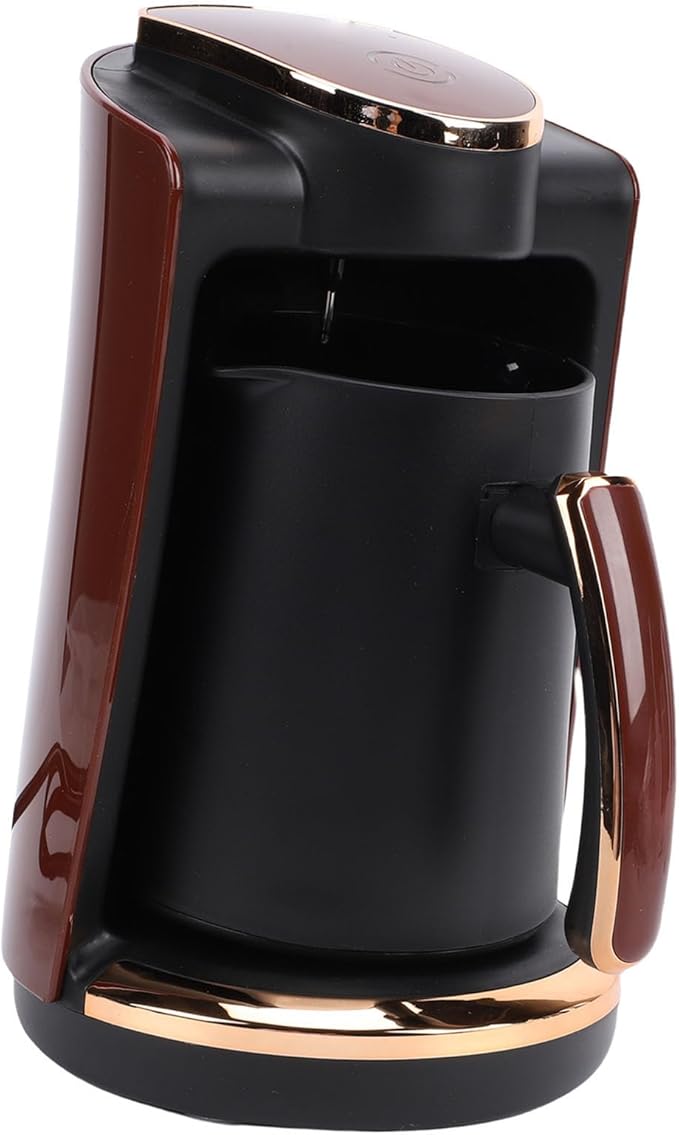 GOWENIC Turkish Coffee Maker 550W 250ML Single Cup Electric Turkish Coffee Tea Maker Greek with Cup for Home Hot Beverage Brewing