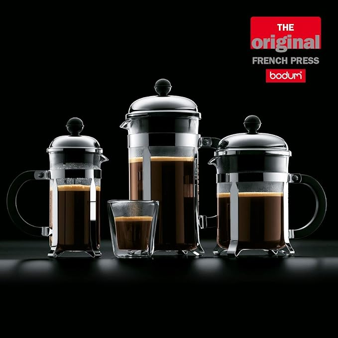 BODUM Chambord 3-Cup Coffee Maker Gold 0.35 Litre/ 12oz