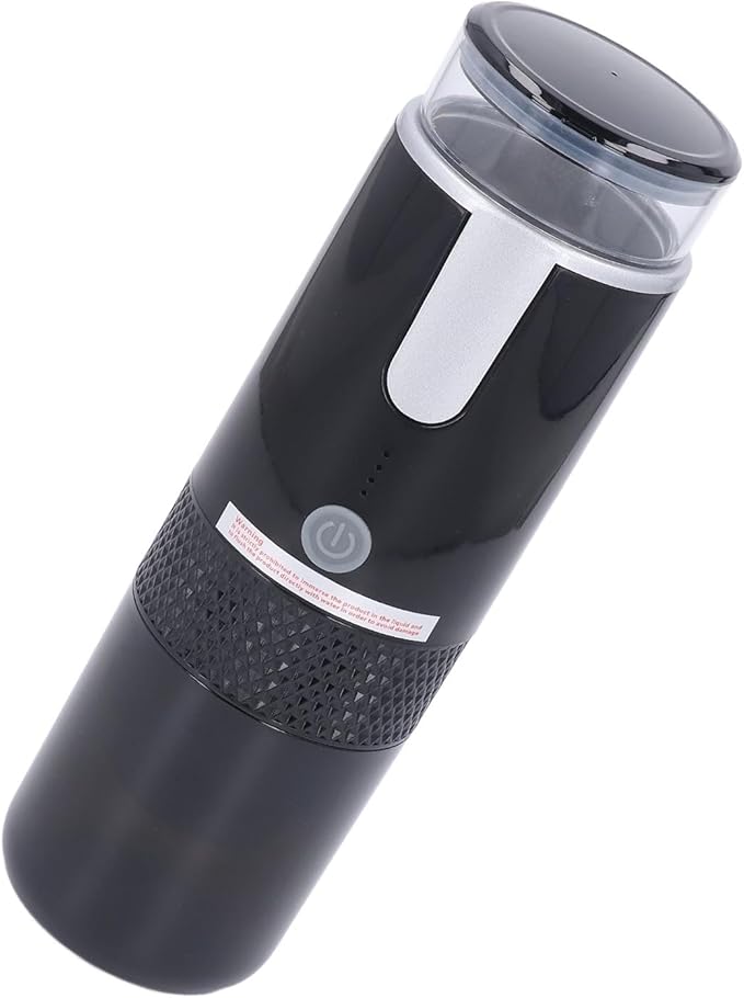 ZJchao Portable Coffee Maker Rechargeable 1200mAh Cordless Travel Coffee Machine for Capsules with Hot Brew and Cold Brew Function