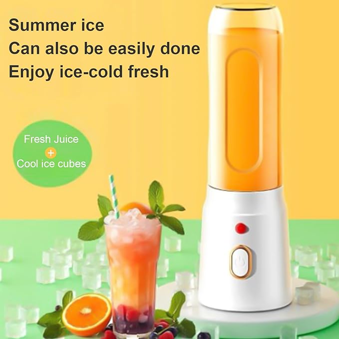 450ML Electric Juicer Cup Portable Small Blenders Portable Fruit Machines Rechargeable Fruit Mixers Rechargeable Blender