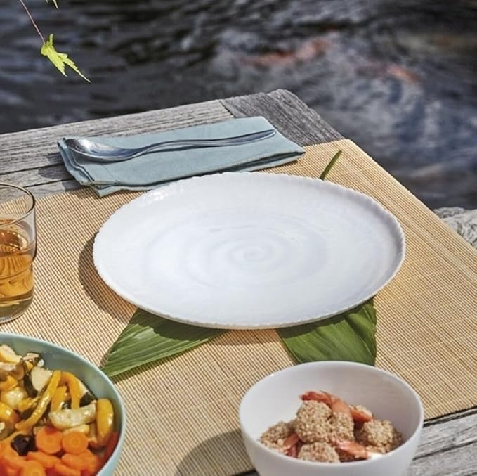 Ammonite Glass Dinnerware Set of 19 Dishwasher safe Microwave safe
