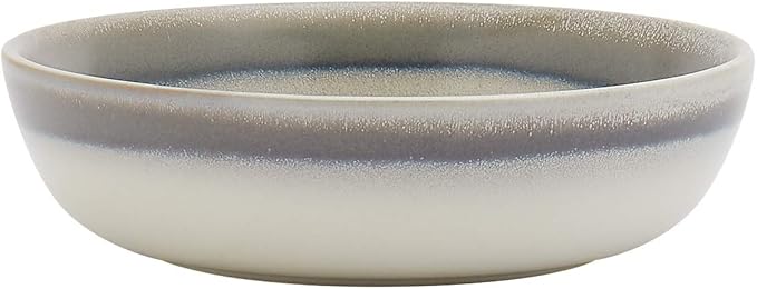 Tabletops Gallery Industrial Farmhouse Dinnerware- Stoneware Dishes Service for 4 Dinner Salad Appetizer Dessert Plate Bowls 16 Piece Hudson Dinnerware Set with Reactive Glaze