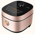 Rice Cooker &amp Steamer 4L 6 Layer Silver Gathering Kettle Non-Stick Liner for Family Dormitory for 1~8 People Rice Cooker