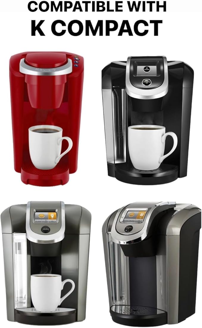 Cotton Cover Compatible with K Coffee Brewing System (K Compact Red Check)