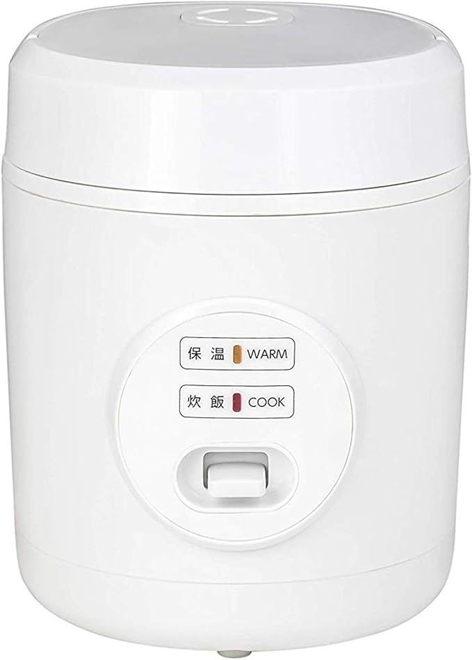 Yamazen Rice Cooker 0.5 to 1.5 Pair Small Mini Rice Cooker White YJE-M150 (W)