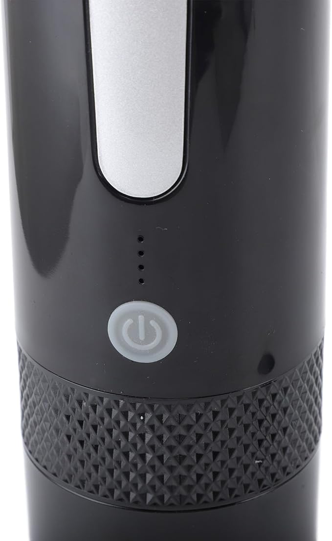 ZJchao Portable Coffee Maker Portable Maker with Measu Spoon Coffee Capsules Ground USB Rechargesable Electric Machine for Outdoor