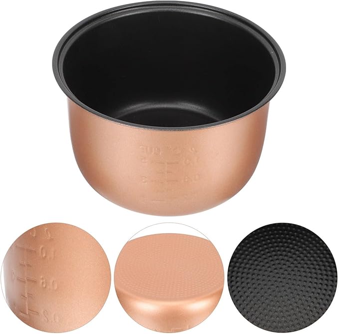 2L Electric Rice Cooker Inner Pot Non Stick Rice Cooker Inner Pot Size 18.5X18.5X10CM ﻿