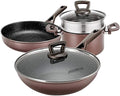 Cooking Pot Frying PanHousehold Stainless Steel Frying Pan Non Stick Pan Uncoated Pot Pots for Cooking Composite Multilayer Bottom Easy to Clean