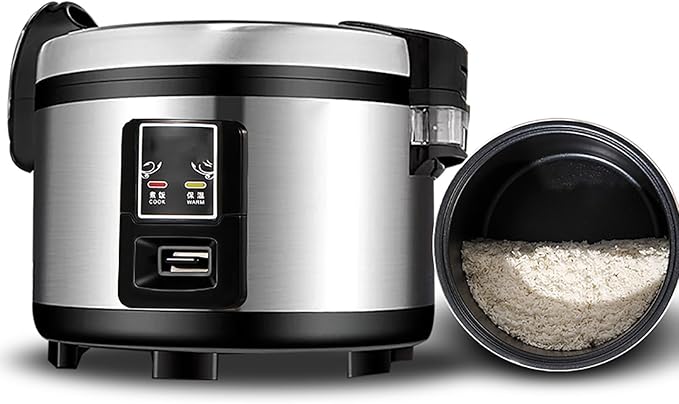 Commercial Rice Cooker Large Capacity Stainless Steel Rice Cooker10-25L Rice Cooker for Restaurant Canteen PartyRice Warmer for 24H Rice Cooker16L16L