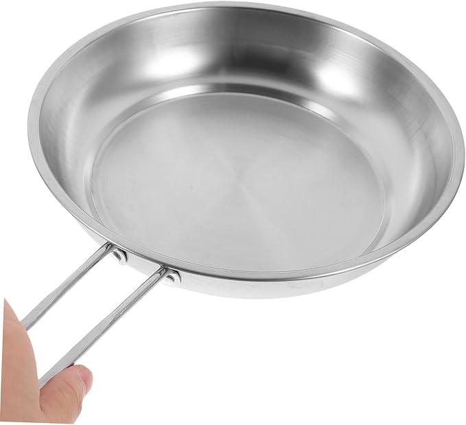 Luxshiny 1Set Stainless Steel Cookware Set Set with Soup Pot Frying Pan and Resistant for Induction Gas Electric Cooking Easy to Clean Thick Bottom