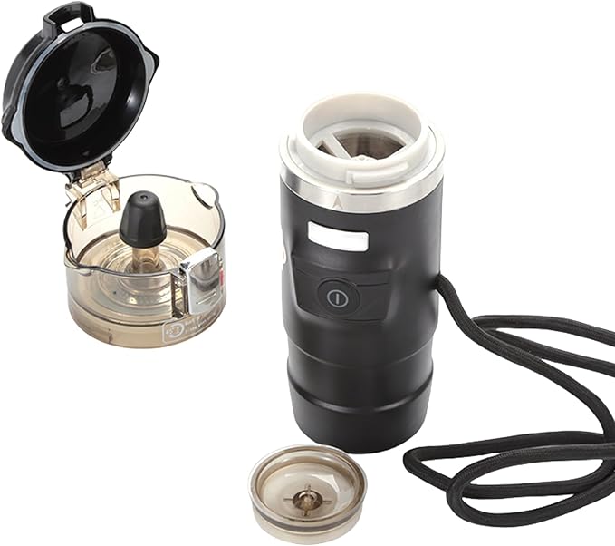 Espresso Coffee Maker Portable Espresso Maker Nylon Texture Perfect for Car Home and Camping for Coffee Powder Brewing Travel Use Coffee Maker