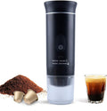 Portable Coffee Maker Espresso Travel Machine – Self-Heating Electric Espresso Maker Compatible with Ground Coffee Ideal for Travel Camping Office