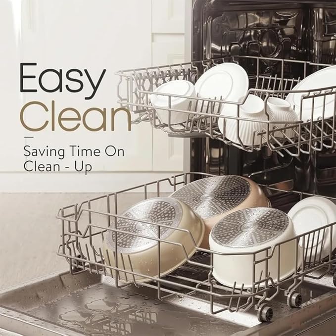 9 Pcs Cookware Sets 9 Pcs Nonstick Kitchen Cooking Set with Detachable Handle Pots Stackable Pans Set Oven Safe Induction Ready Frying Pans Saucepans