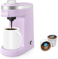 CHULUX Mini Coffee Maker for K Capsule Single Serve Coffee Maker for One Cup Americano Lightweight Pod Coffee Machine Lavender