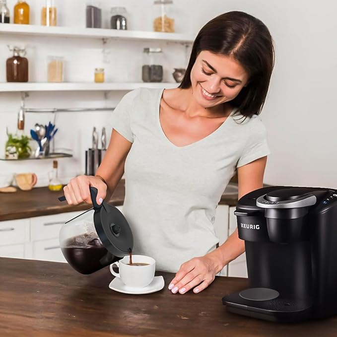 12-Cup Coffee Carafe Compatible with Keurig K-Duo Essentials K Duo Hot &amp Iced – Will NOT Fit Keurig K-Duo Single Serve