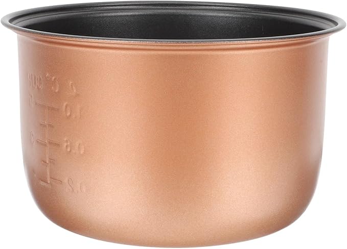 2L Electric Rice Cooker Inner Pot Non Stick Rice Cooker Inner Pot Size18.50X18.50X10.80cm/7.27X7.27X4.24in