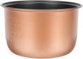 2L Electric Rice Cooker Inner Pot Non Stick Rice Cooker Inner Pot Size18.50X18.50X10.80cm/7.27X7.27X4.24in