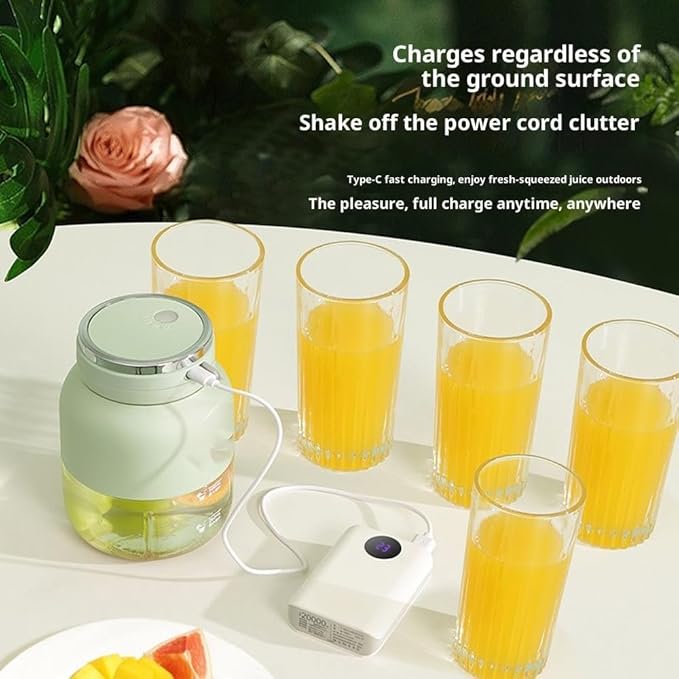 Blender Mini Japan 29oz Hand Blender with Straw and Two Lids BPA-Free Portable Mini Smoothie Blenders for Shakes Dishwasher Safe (1100ML#A)