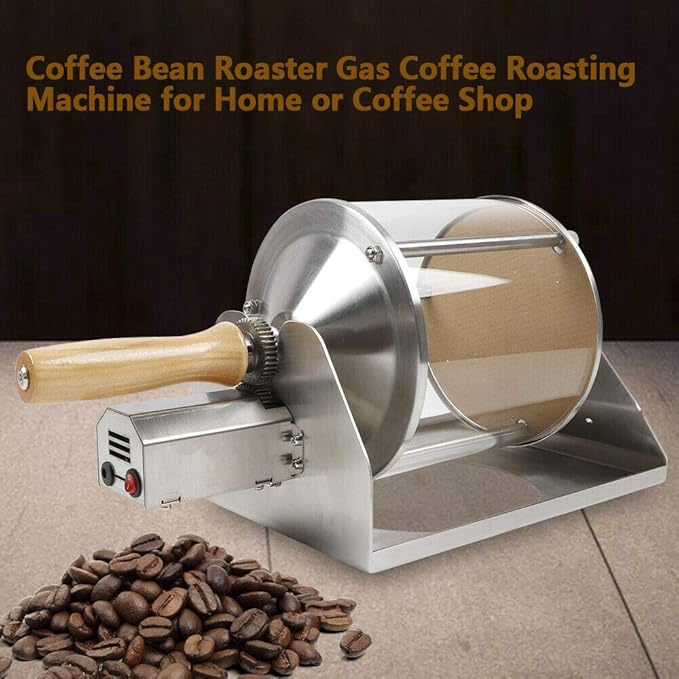 LOYALHEARTDY Gas Coffee Roaster Household Coffee Bean Baker DC 12V Coffee Roaster Machine for Homeuse/Commercial Use