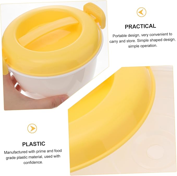 Didiseaon Microwave Rice Cooker Multifunctional Cooking Container Lightweight Portable - Plastic Aroma Housewares