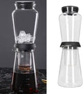 Topyond Cold Brew Coffee Maker 900ml High Borosilicate Glass Cold Brew Pitcher Professional Iced Coffee Maker Slow Ice Dripper Cold Brewer for Iced Brew Coffee Ice Tea