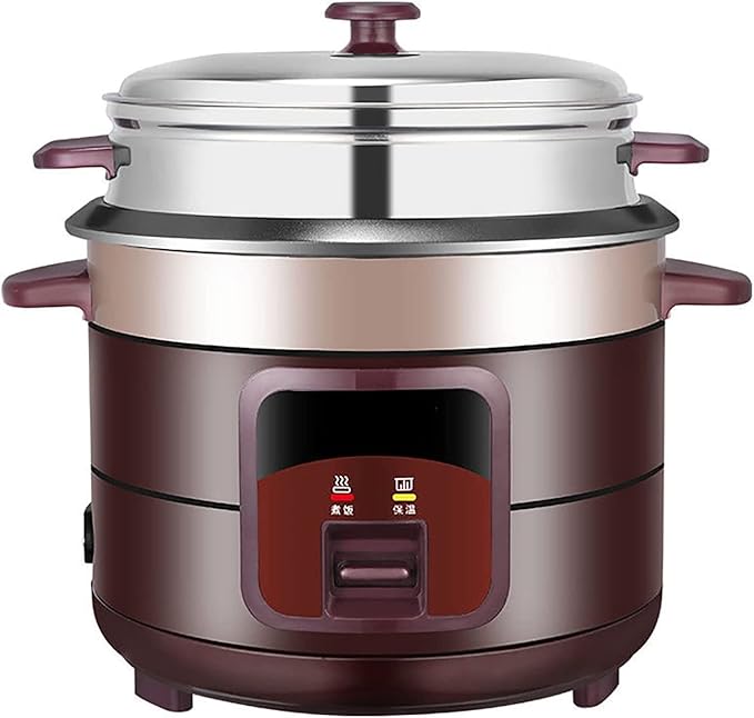 Household Electric Rice Cooker with Steamer Non-Stick Inner Pot Intelligent Insulation Make for 1-8 People(1.5l)