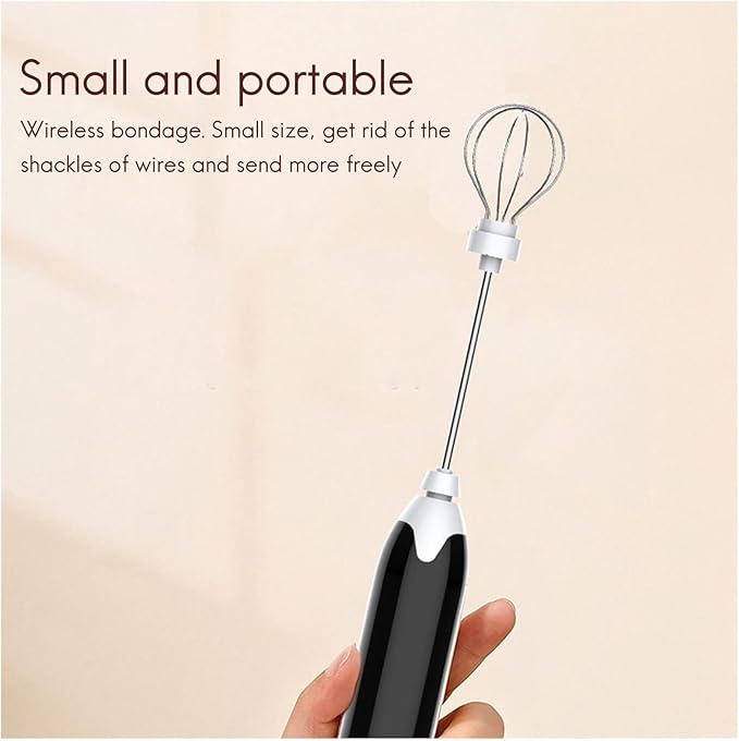 USB Rechargeable Electric Blend er Mixer - Milk Frother Egg Beater Coffee Whisk Juice Stirrer Portable Handheld Kitchen Tool