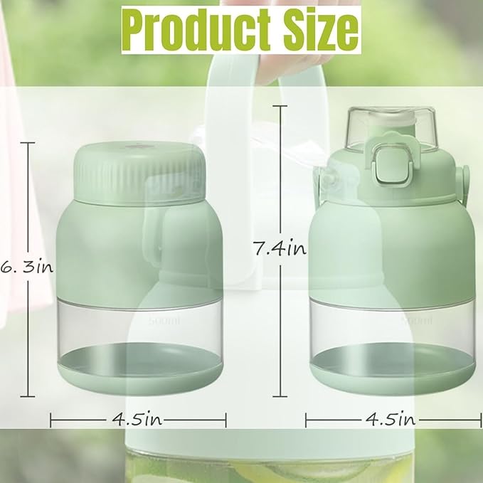 Mini handheld blender cordless portable electric blender direct squeeze juicing no strainer required dishwasher safe(Large)