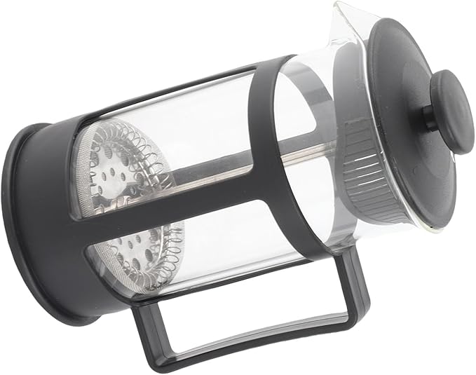 CHICIRIS French Press Coffee Maker 350ml Glass French Press Teapot Stainless Steel Construction for Coffee Lovers Home Office